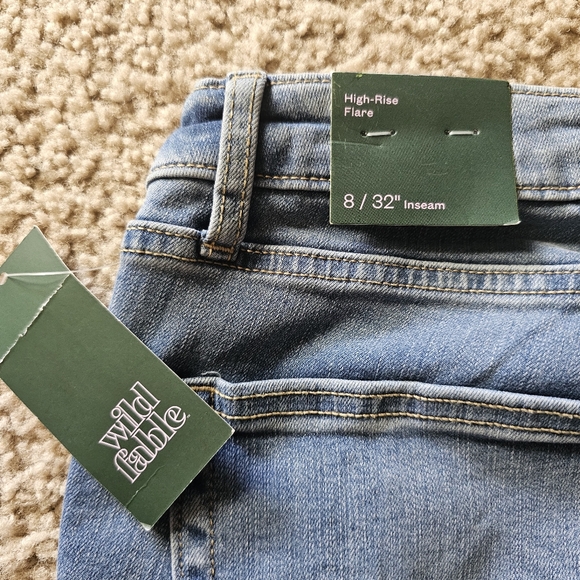 Wild Fable Hi-Rise Flared Jeans - Picture 8 of 8